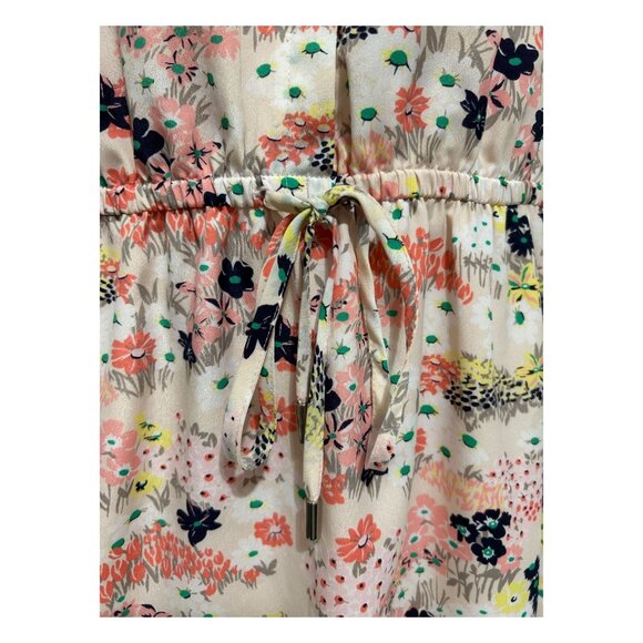 Maison Jules Floral Print Midi Dress - Pink and Black - Picture 4 of 13